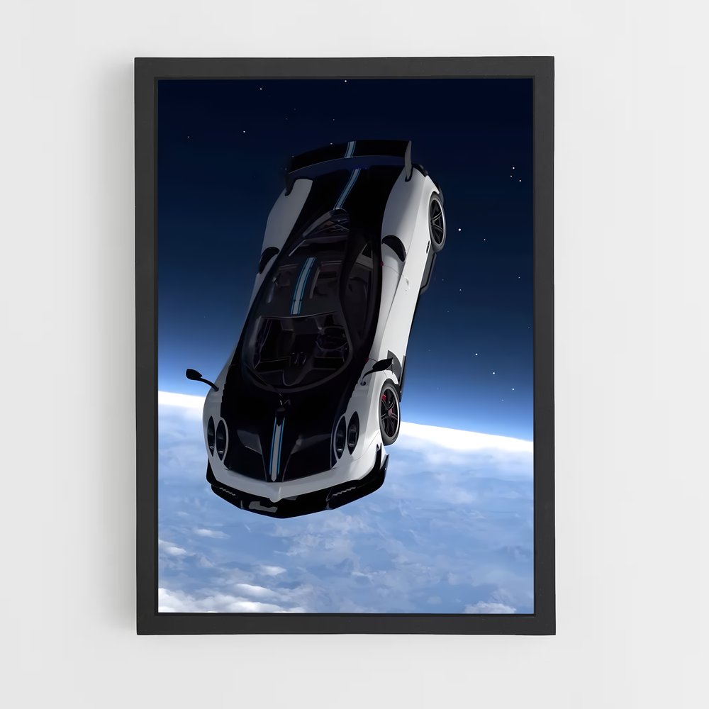 Poster Huayra Vers l'Infini – affiche Pagani (vue 2)